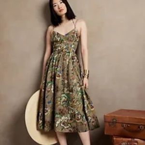 Banana Republic Linen midi dress Vintage Floral